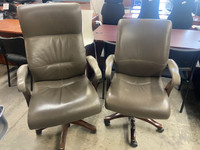 Chairs/ Keilhauer leather chairs $85/excellent condition