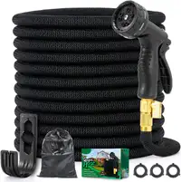 Expandable Garden Hose with 8 functions Nozzle 50 / 100 feet