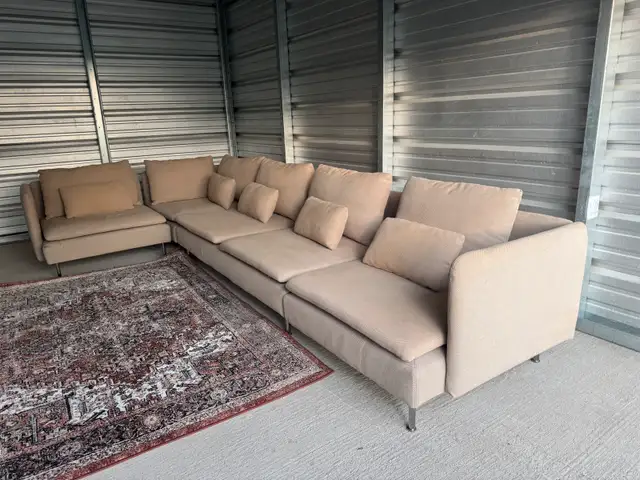 Ikea SÖDERHAMN Sectional, 5-seat corner, with open end /Viarp be628632801085471214