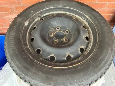 205 60R16. These were on a 2009 Mitsubishi Lancer and the tires have a winter or two left. First cal...