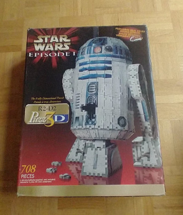 Vintage Star Wars Episode 1 R2-D2 Puzz3D 3D Puzzle 708 Pieces dans Jouets et jeux  à Ville de Montréal