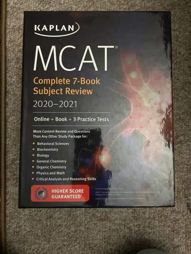 Kaplan MCAT Complete 7-Book Subject Review 2020-2021