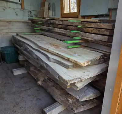 Oak Live Edge Planks, View more