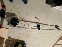 Big Jon electric downrigger with dual rod holder