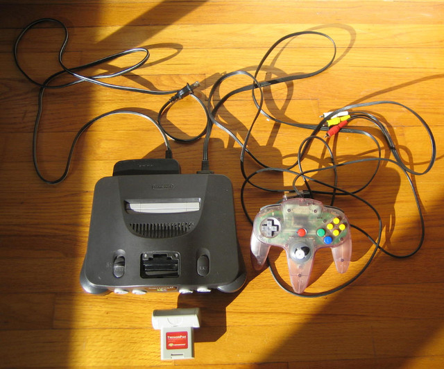 Nintendo 64 Console with Controller, Memory Card and Tremor Pak in Older Generation in City of Halifax