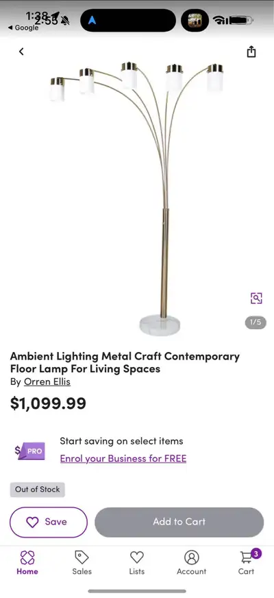 LAMPE SUR PIED, View more