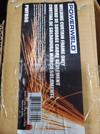 PowerWeld Welding Curtain Frame only -NEW