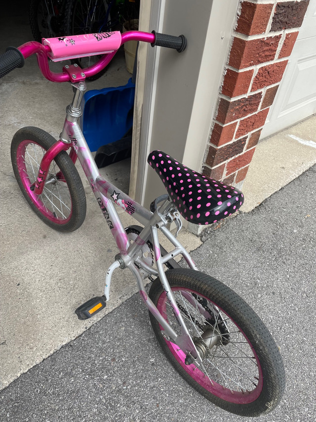 Avigo Punk princess pink chrome Girls bike  in Kids in Markham / York Region - Image 2