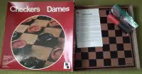 Vintage Checkers Board Game