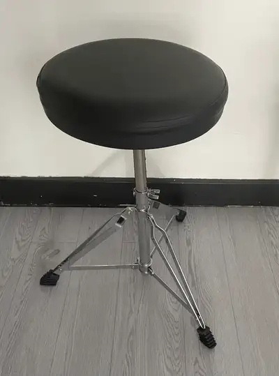 RDS30 Deluxe Thick Padded Foldable Drum Throne Stool Adjustable Height