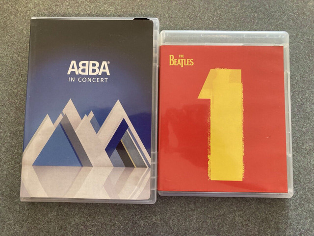 The Beatles 1 videos Abba in Concert DVDs in excellent condition in CDs, DVDs & Blu-ray in Calgary