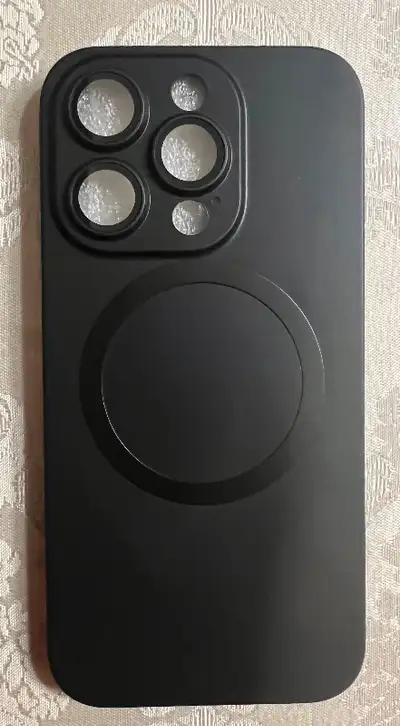 New iPhone 15 Pro & Pro Max cases Works with magnetic charger $10 ea Silicone Phone with Plus Camera...