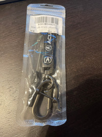 Brand New Acura Black Keychain