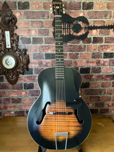1940-50’s ( Sold-Vendu/ Thanks) Harmony H950  guitar, View more