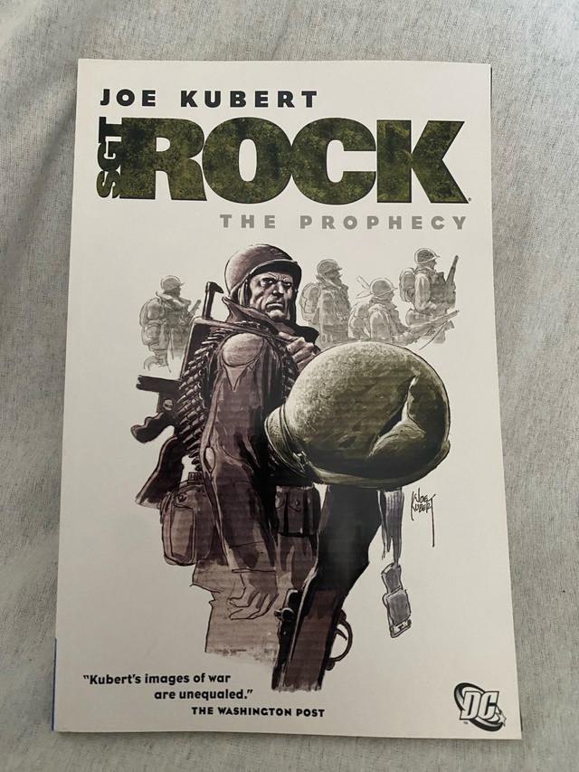 DC SGT Rock The Prophecy  in Comics & Graphic Novels in St. Catharines