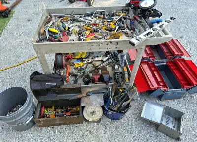 TOOLS, toolbox full misc. bulk deal working and non working tool, View more