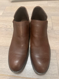 Men's Brown Genuine Leather Shoes (Size 12)