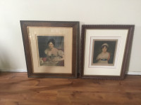 Antique Wood Framed Pictures - $50 each