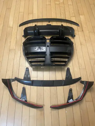 100% Dry Carbon Fiber Composition for BMW M3/M4 from 2019 onwards. Parts included: Rear Spoiler Rear...