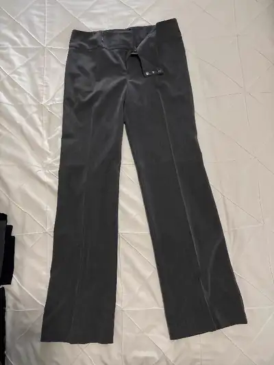 A. Byer Gray wide leg dress pant, View more
