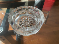 Rare Vintage Crystal Vase Hand cut