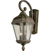 2 Light 23 inch Burnished Rust Outdoor Wall Lantern -  2 Availab