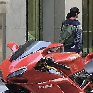 All year Ducati 848 evo 1098s r 1198sp Factory Original left hand mirror amber LED signal light long...