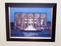 Metropolitian Opera House ("The Met") - framed picture