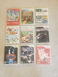 Nintendo Wii Game Collection (READ DESC)