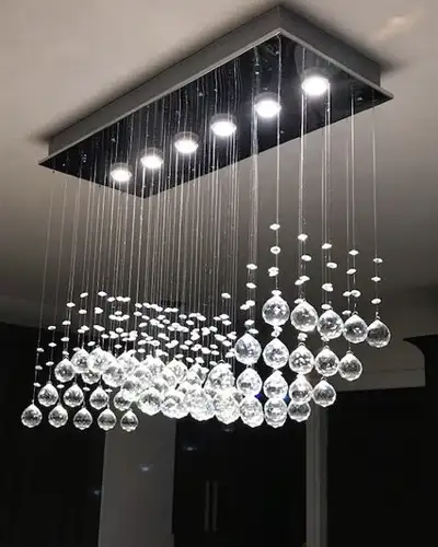 Dining room Kitchen island Crystal Chandelier - NEW, View more