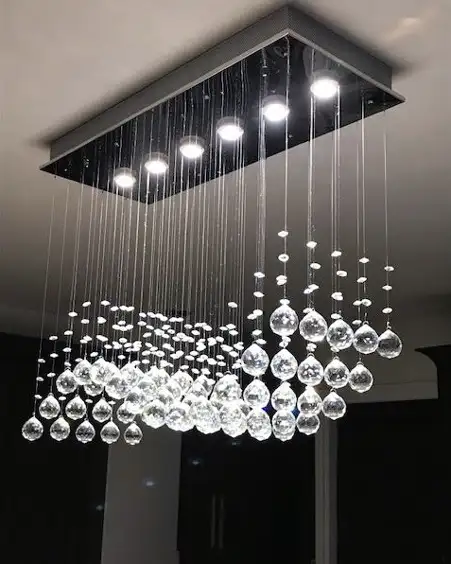 Dining room Kitchen island Crystal Chandelier - NEW in Indoor Lighting & Fans in City of Montréal - Image 2