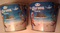 Corona Richards and Miller Chill Beer Pails