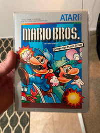 Super Mario bros Atari complete rare