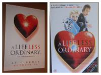 (2) 1997 A LIFE LESS ORDINARY 3.5 X 5 FEET BUS SHELTER POSTERS