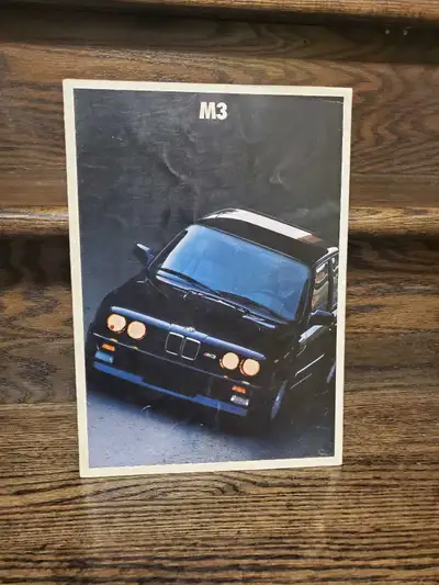 Selling an original e30 m3 brochure in excellent condition.