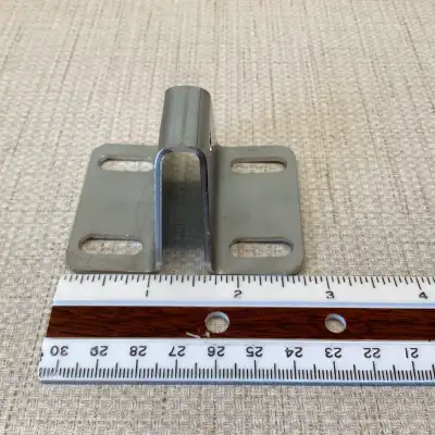 2⅛" x 2¾" x 1½" Metal Bracket 10-gauge Stainless Steel, View more