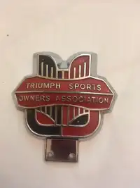 Triumph Sports Owners Association Batch * Vintage *