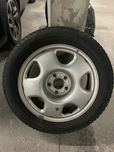 Winter Tires on Rims Were on a 2014 Honda Accord Touring Michelin X-Ice 215/55 R17 Used 3-4 years; l...