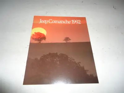 1992 JEEP COMANCHE DEALER SALES BROCHURE. CAN MAIL IN CANADA!, View more