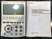 LIKE NEW Sony RM-AV3000 Integrated Remote Control