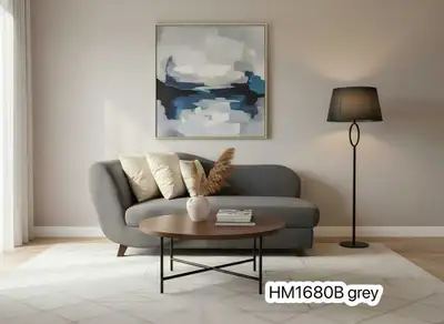 HM1680B Grey Sofa, View more