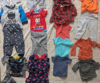 Babyboy bundle of clothes 12 - 18 months some Superhero clothes, View more