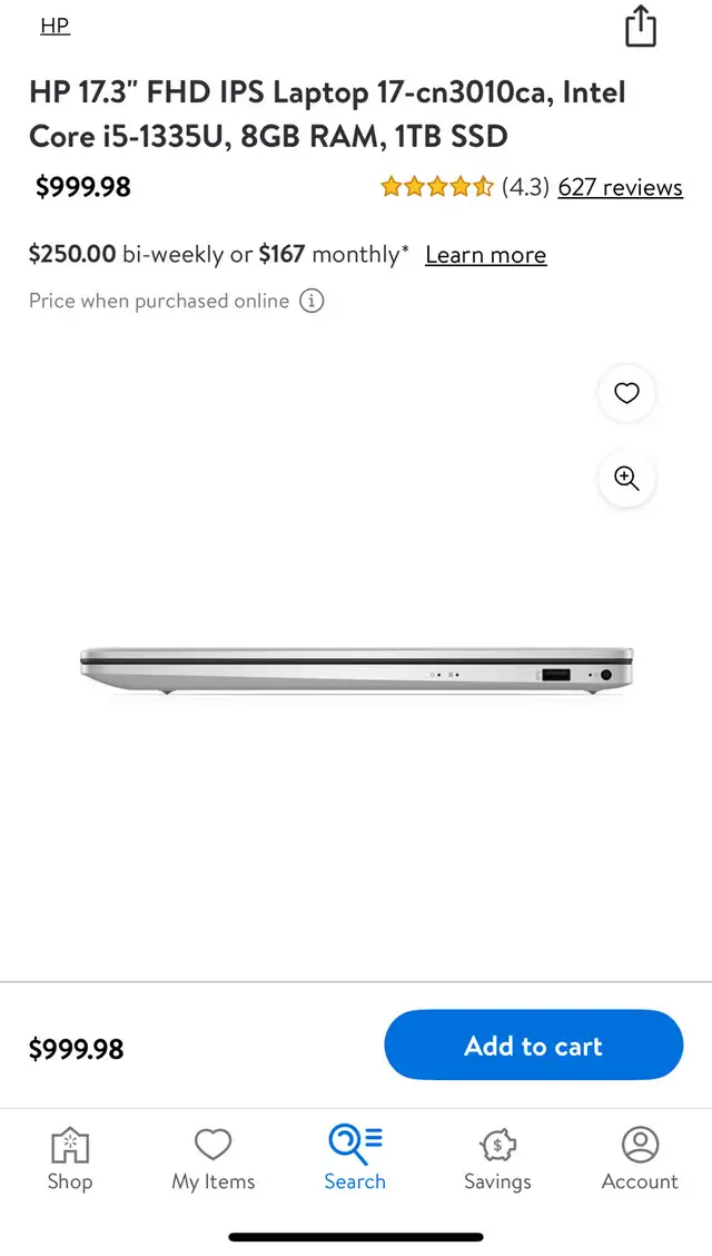 HP 17.3" FHD IPS Laptop 17-cn3010ca, Intel Core i5 in Laptops in Kingston - Image 5