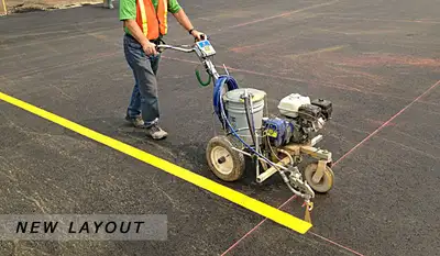 PARKING LOT LINE PAINTING Do you know that parking lot lines, if painted properly, don't have to be...