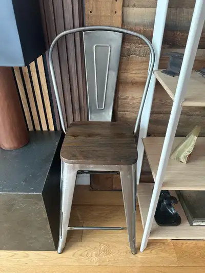 1 NEW TOLIX COUNTER HEIGHT KITCHEN ISLAND BAR STOOL, View more