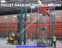 ONTARIO INSTALLATIONS. WE INSTALL WAREHOUSE RACKING AND SHELVING