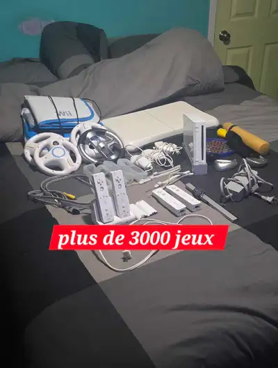 console wii complète A1 avec plus de 3000 jeux et accessoires , View more