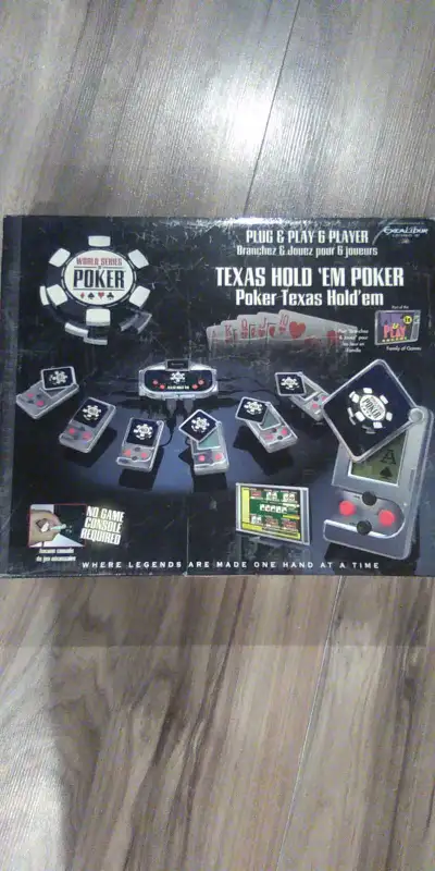 jeu video poker texas hold 'em plug & play texas holdem tv game, View more