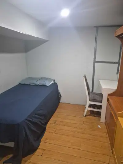 2 private rooms for rent Laundry included and all utilities are included - Furnished with a bed and...