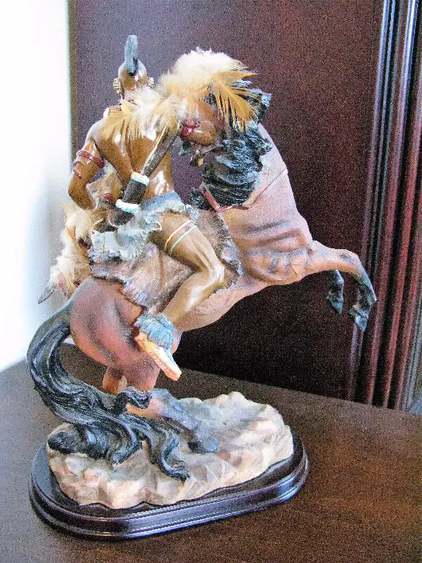 Collectible Limited Edition Native American Warrior Horseman in Arts & Collectibles in City of Halifax - Image 6